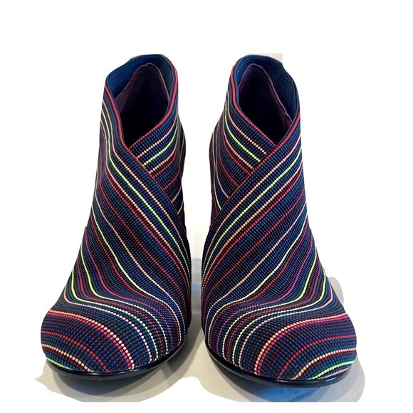 NWOT United Nude Fold Hi Multi-Colored Ankle Booties in Fruit Punch, Size 6.5 - Picture 4 of 13